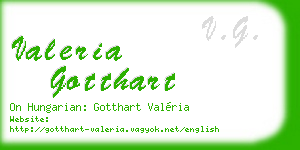 valeria gotthart business card
